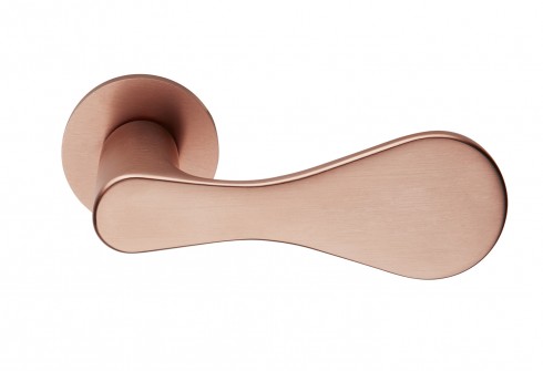 DnD Drop Lever Satin Copper Keyed DP40YPVD-SCD