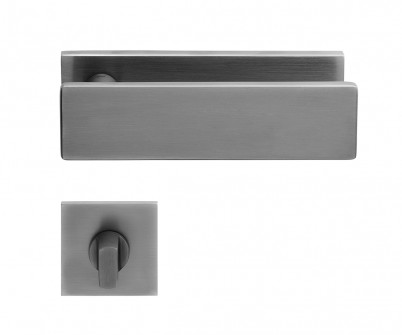 DnD Due Lever Satin Graphite Privacy DU11TPGS