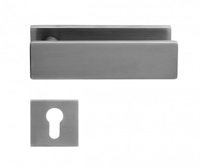 DnD Due Lever Satin Graphite Keyed DU11YPGS