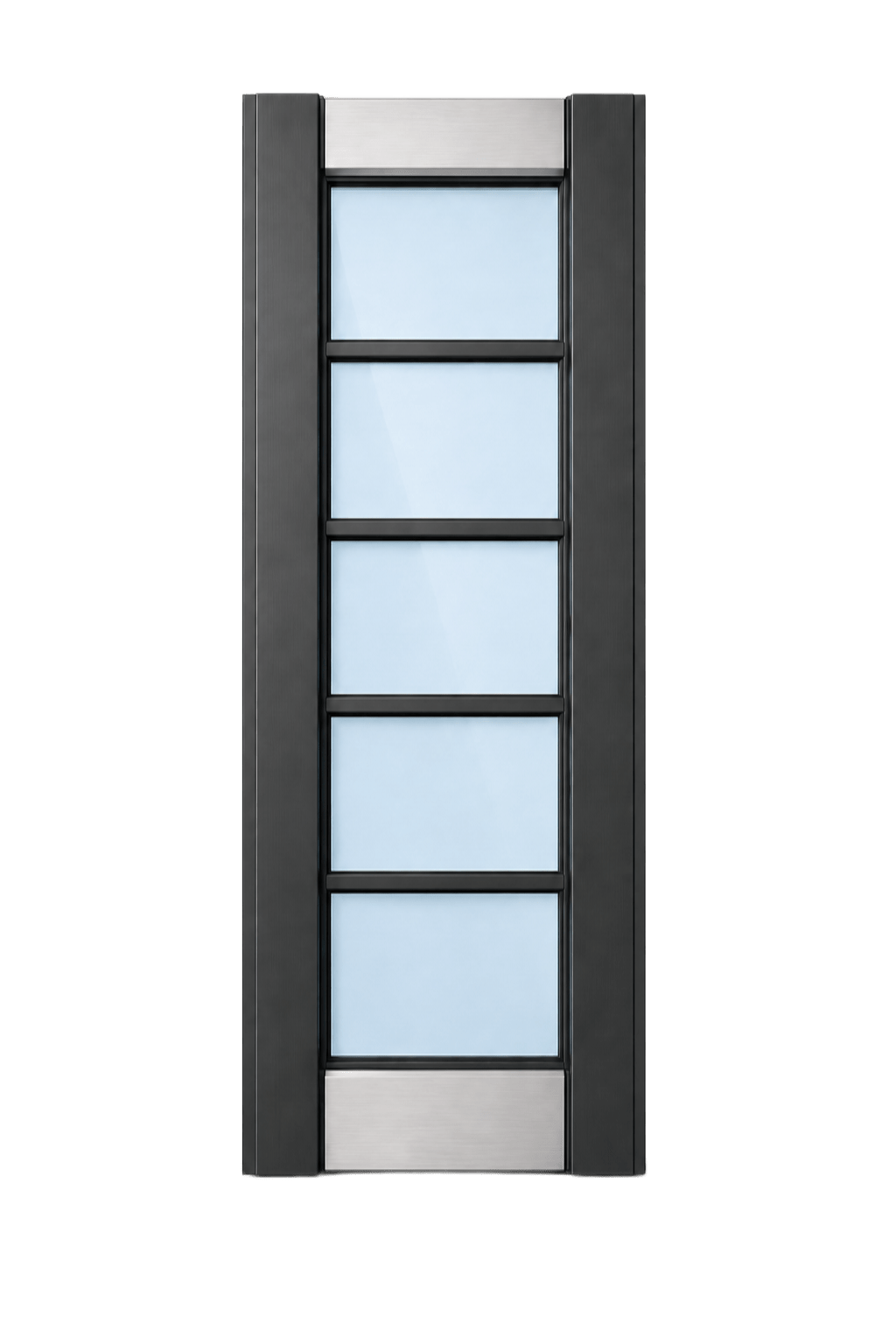 5-lite frosted glass interior door lite insert design