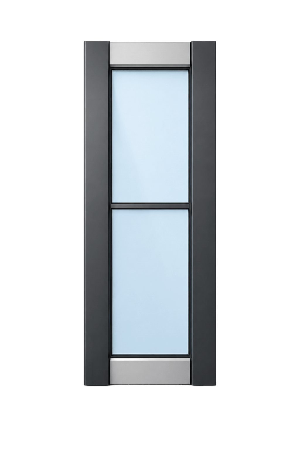 2-lite frosted glass interior door lite insert design