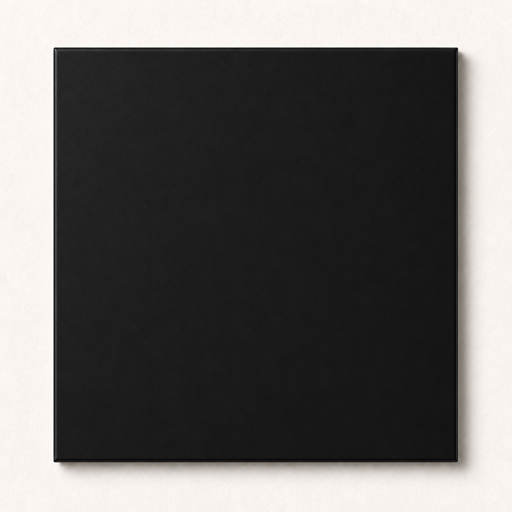 Black Matte interior door finish swatch